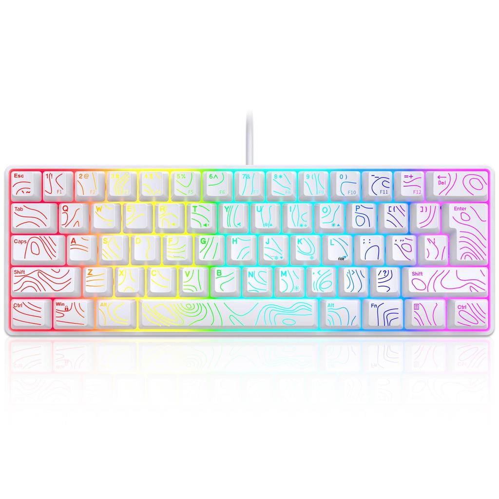 Mekanik Hissiyatlı 61 Tuşlu RGB Kablolu Oyuncu Klavyesi
