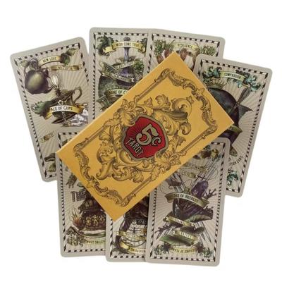 Tarot of The Abyss Karty Věštění balíček Anglické verze Edice Oracle Board Playing Game for Party