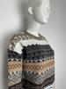 Women's Retro Color Block Christmas Knitted Pullover Sweater