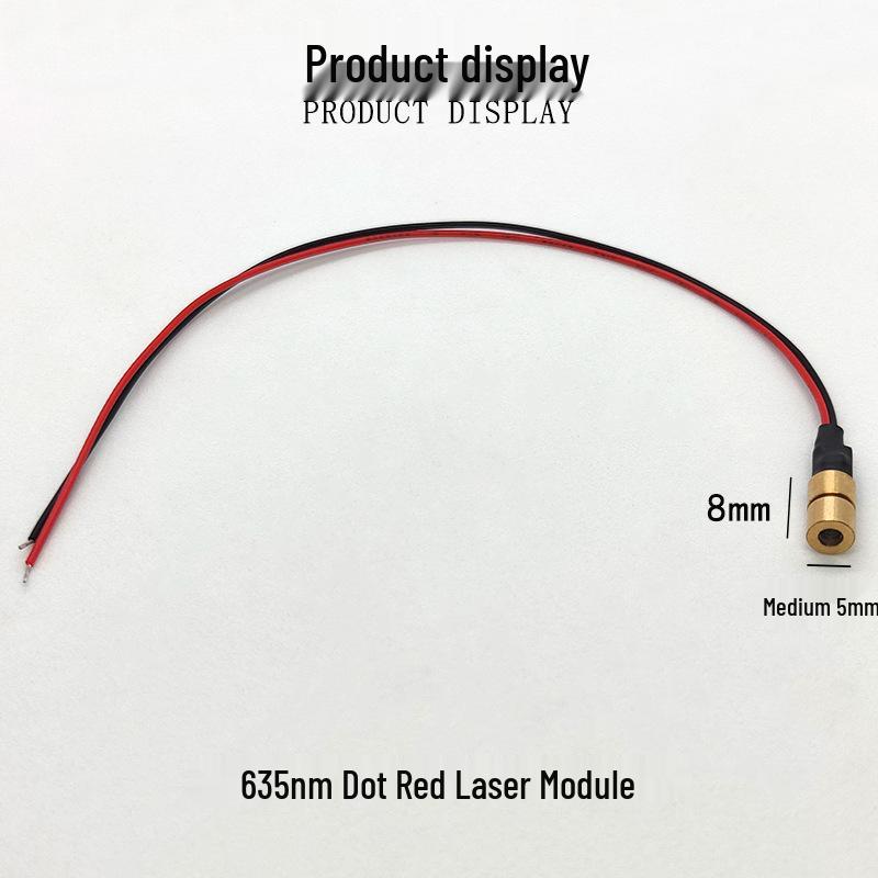 635nm 1mW Red Laser Module, 5x8mm Ultra-Small Dot Point Accessory