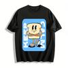 Funny Toast Crossing Arms Graphic Casual T-Shirt Unisex Loose Fit Daily Wear Top Pure Cotton T-shirt