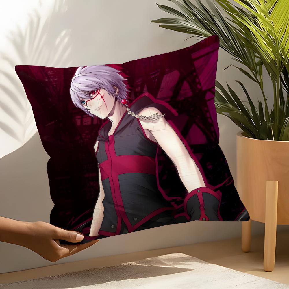 Fighting Anime Comics Tthe Qwaser Of Stigmata Linen Cushion Covers For Decorative Sofa Home Pillows Case Car Chair Pillows Cases