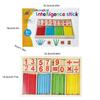Kids Wooden Math Toys for Children Montessori Educational Learning Number Counting Sticks Kindergarten Mathematics Teaching Aids