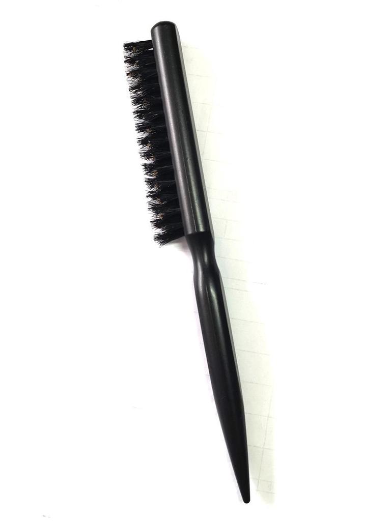 Cross-Border Triple Row Boar Bristle Styling and Teasing Comb with Pointed Tail