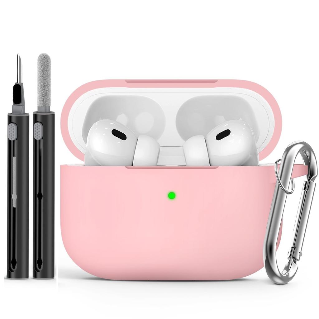 Für AirPods Pro 3. Generation Hülle Neue Weiche Silikonhülle für AirPods Pro 3 Schutzhülle mit Reinigungsset für AirPods Pro 3