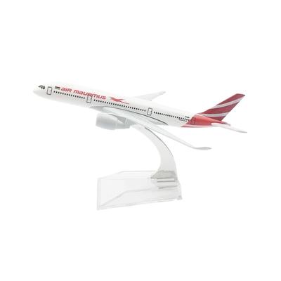 1/400 Scale Alloy Aircraft 350 Mauritius Airways 16cm Model Airplane A350 Children Toy Model Plane for Child Gift for Collection