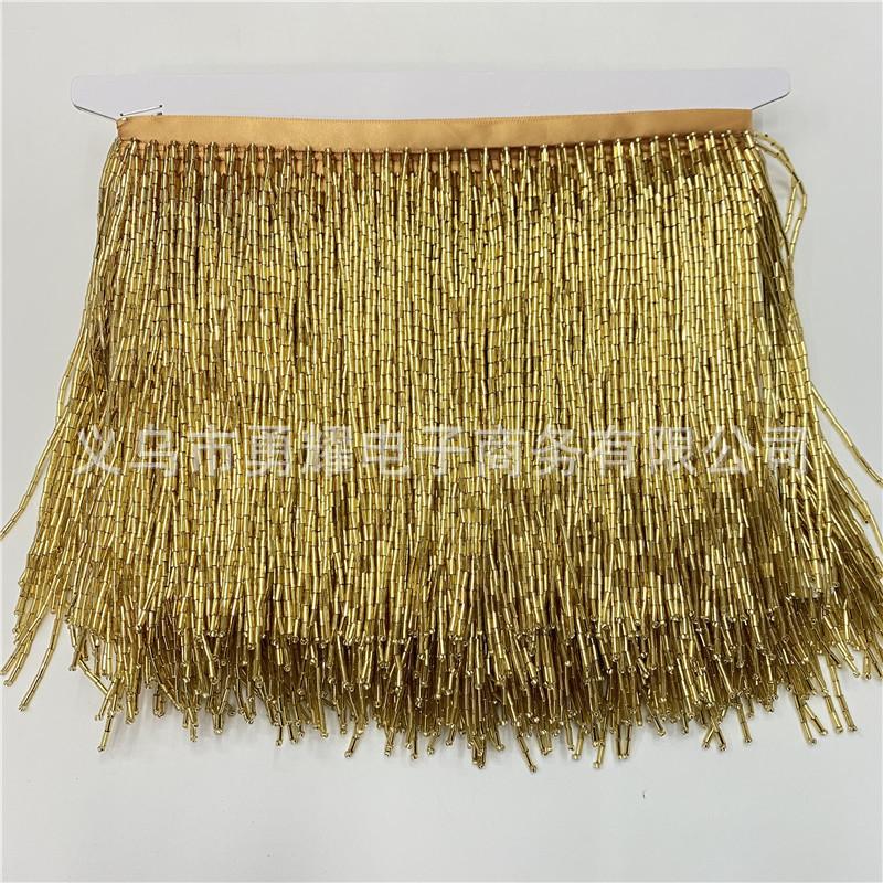 15Cm Wide Bead Fringed Row Beard Lace Garment Decoration Diy Sewing Textile Accessories