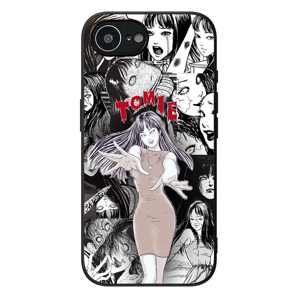 Tomie Wallpaper Junji Ito Anime Casing Cover for Apple iPhone 12 13 Mini XS 11 Pro Max 7 8 Plus XR SE 2022 SE3 + 8+ Phone Case