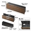 Yamazaki Plasterboard Tweezers and Wood Screws for Inconspicuous TV Peripheral Storage Tower Fully Floating Game Router Easy 10672 (Yamazaki