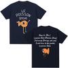 2026 New Goldfish Steve Fermi Goldfish Expression Printed Tshirt Summer Trend Fan Enthusiast Printed Top Street Style Shirt
