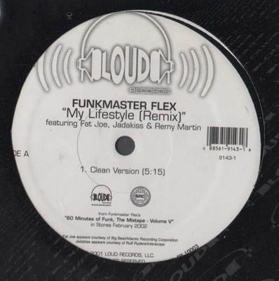 Disque 12 pouces FUNKMASTER FLEX - Mon Style de Vie (Remixer) 91431 Loud Records 2001 US Rap & Hip-Hop/R&B Occasion