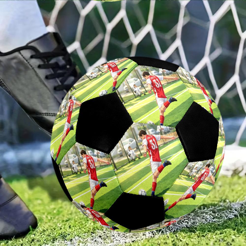 Arsenal Football Player Personalized image Size 5 Soccer Ball Machine Sewn Indoor/Outdoor Training and Matches Personalized Soccer Ball
