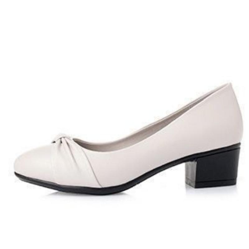 sapatos femininas women fashion light weight black patent leather spring slip on office work shoes lady pumps ab706