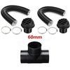 60mm Diameter Parking Heater Air Outlet Deflector with Two Flexible Ducts and T Tee for Vehicle Airflow Control