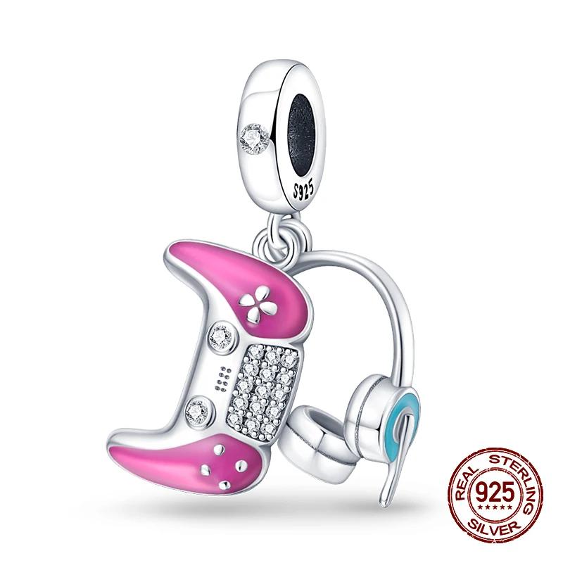 Music Lovers Earphone Tapeguitar Sax Musical Charms Beads Fit Copper Bracelets Diy Jewelry Women Party Gift