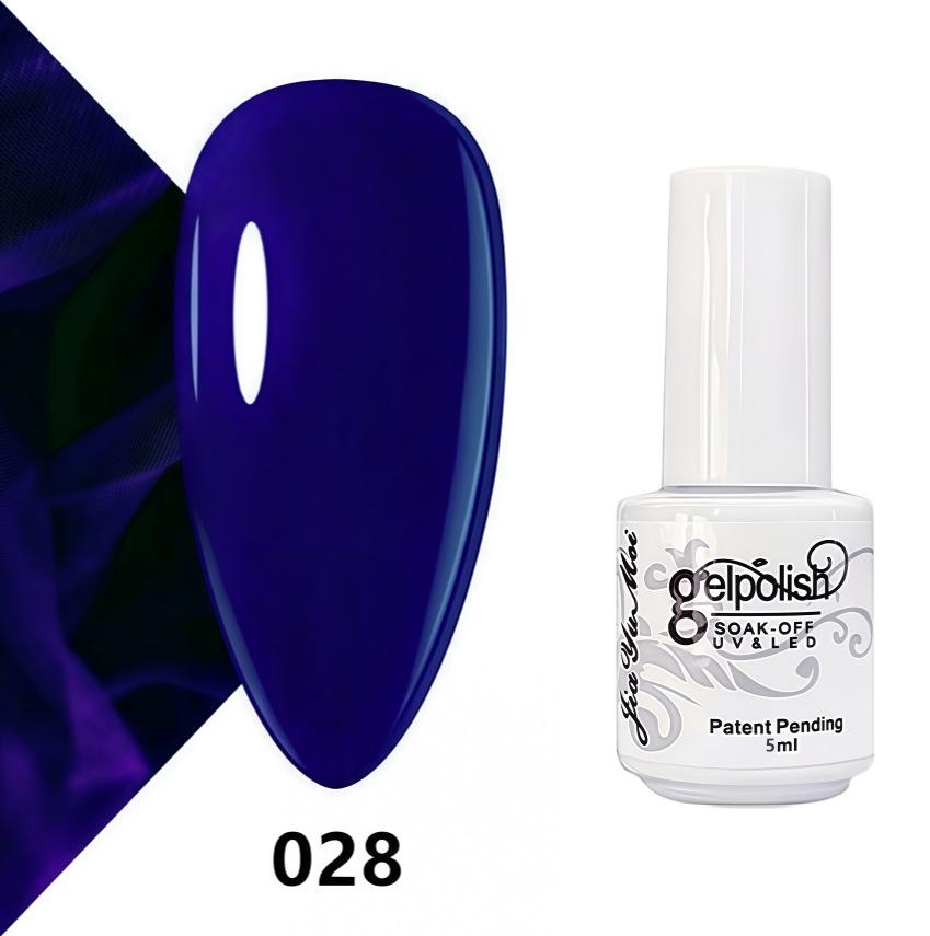 GELPOLISH Nail Art Set: Base, Top Coat, Transparent & White Gel Polishes