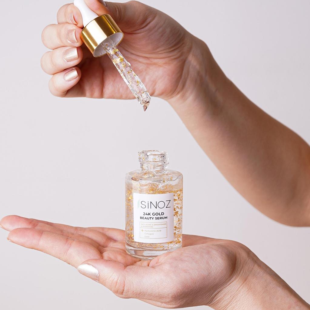 Sinoz 24K Gold Beauty Serum – Anti-Aging and Brightening 30ml