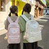 Schoolbag High Value Korean Version School Bag Female Niche Light Travel Backpack Commuting Large Capacity Junior High School Students High School 
