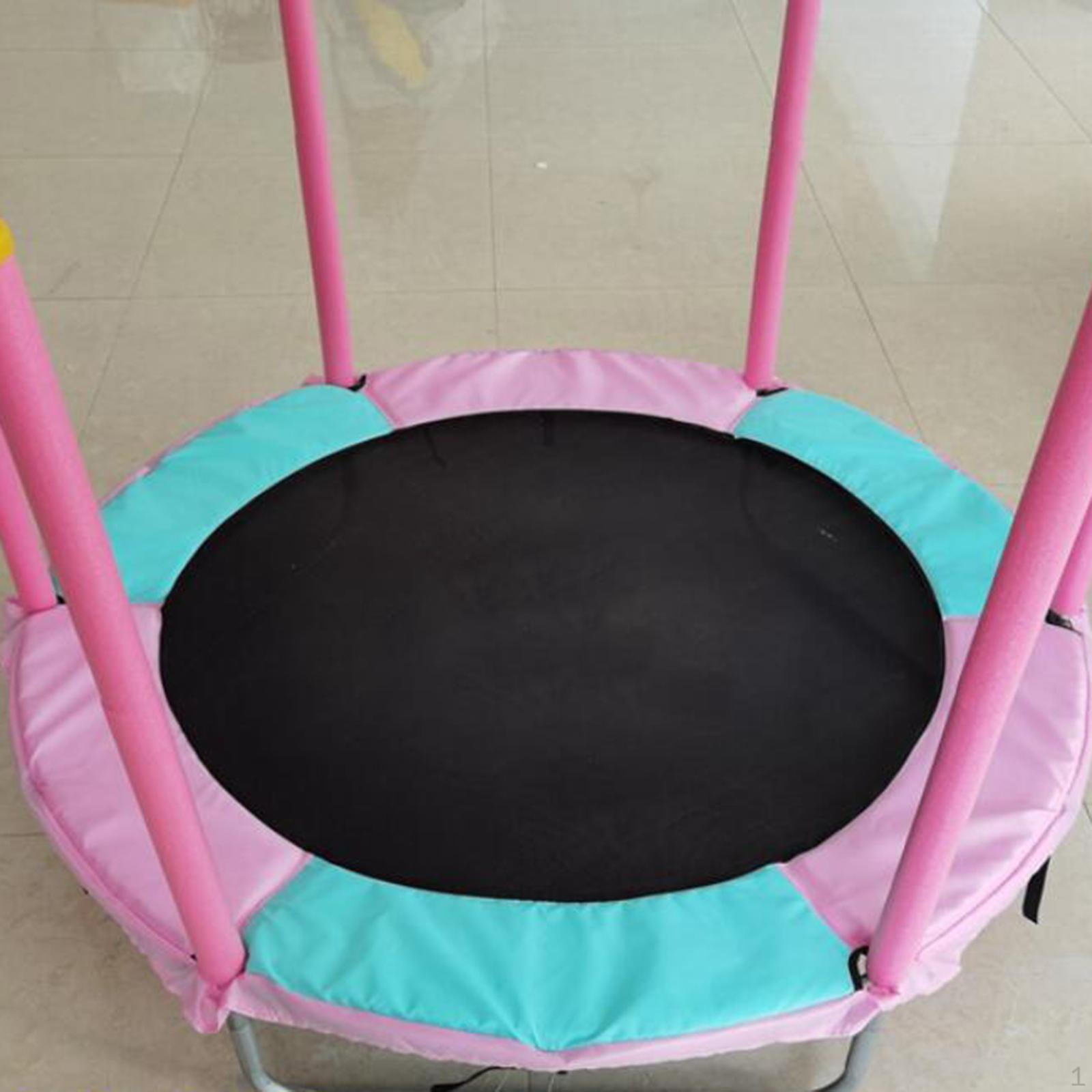 

Міцний змінний килимок для батута для круглих рам Pink Green 1.2m