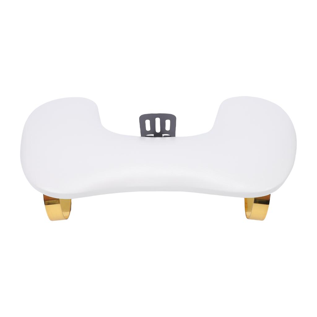 Nail Arm Rest for Nail Tech PU Leather U Shaped Manicure Hand Rest with Phone Holder