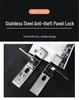LeLang American Luxury Stainless Steel Silent Anti-Theft Lift-Up Deadbolt Door Lock for Indoor Wooden and Bedroom Doors.