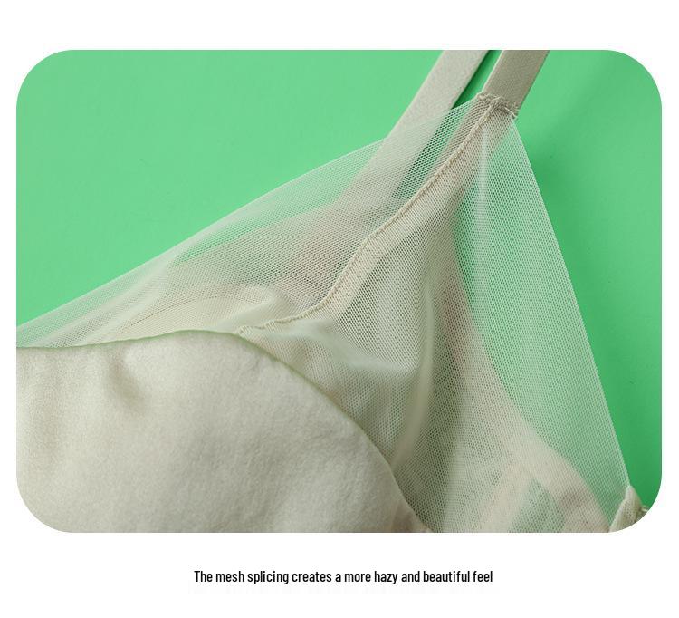 Silk Satin Seamless Wireless Mulberry Bra – Breathable & Invisible for Summer