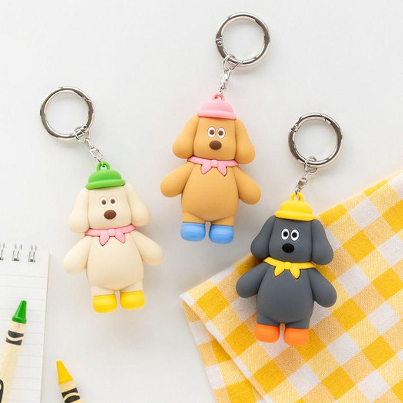 

romane MonagustA Charlie Silicone Keyring Choco