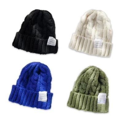 Winter Fleece Twill Knit Beanie FD-0498