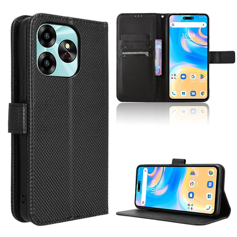 

Флип-чехол для Umidigi G6 кожаный чехол [Flip Vintage Leather] кошелек ударопрочный прочный ретро-чехол для телефона for Umidigi G6 чёрный