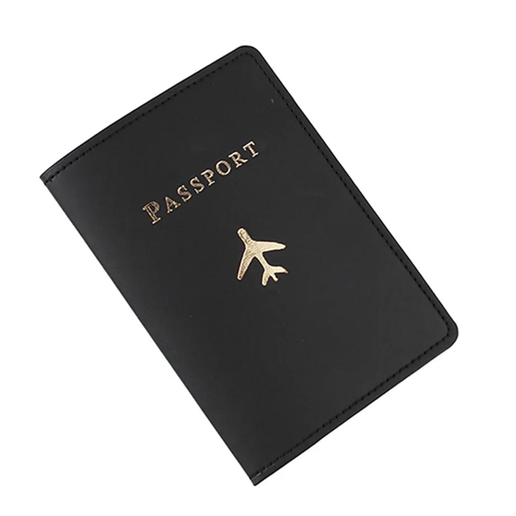 Fashion New Travel Passport Cover Women Men Passport Credit Card Holder Case PU Leather Business Card Passport Wallet