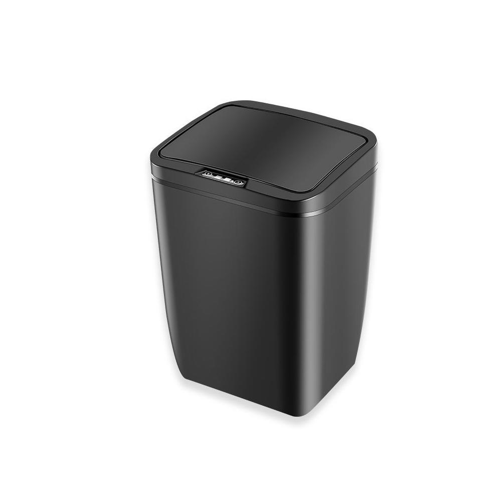 Automatic Intelligent Induction Motion Kitchen Trash Can Home Waste Garbage Bin black #1
