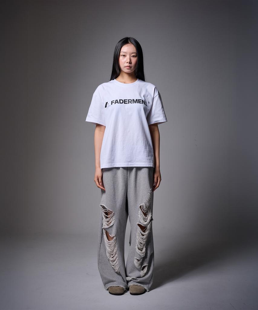 Peideomeonteu Made Scratch Damage Sweatpants (Gray)