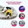 Cute Anxiety Relief Dog Calming Earmuffs Adjustable Noise-proof Pet Hat Warmth Breathable Puppy Cap