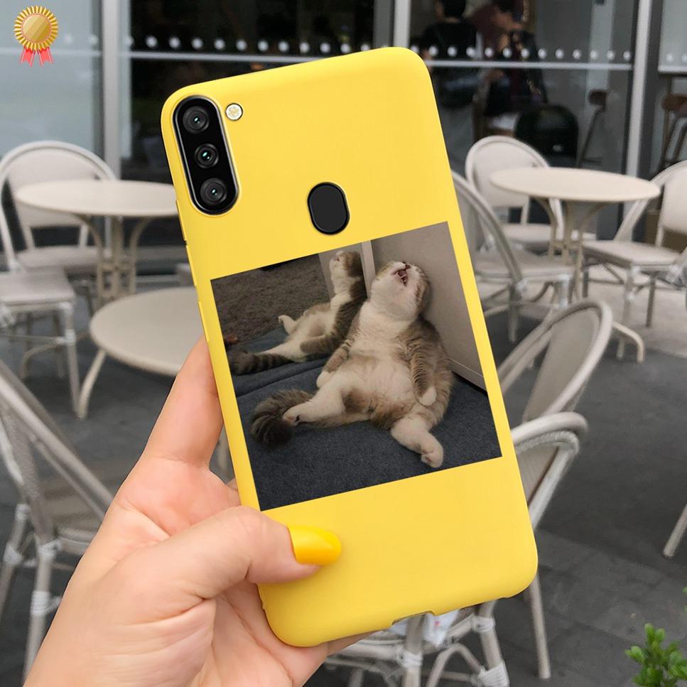 For Samsung Galaxy A11 Case Boy Girl Funny Cartoon Cat Women Silicone Back Case For Samsung Galaxy A 11 SM-A115F 6.4 Funda Cover
