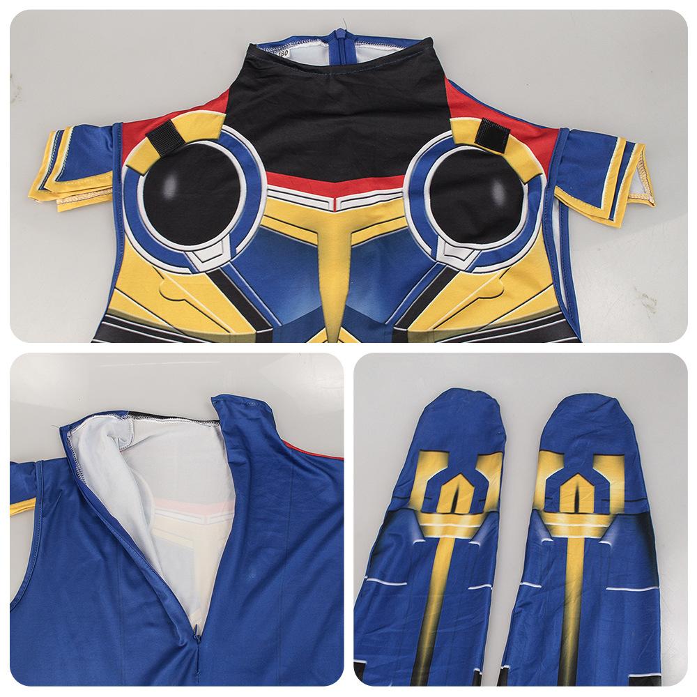 Costume Cosplay Thor Love and Thunder Thor Jane, Tuta Halloween per Bambini e Adulti