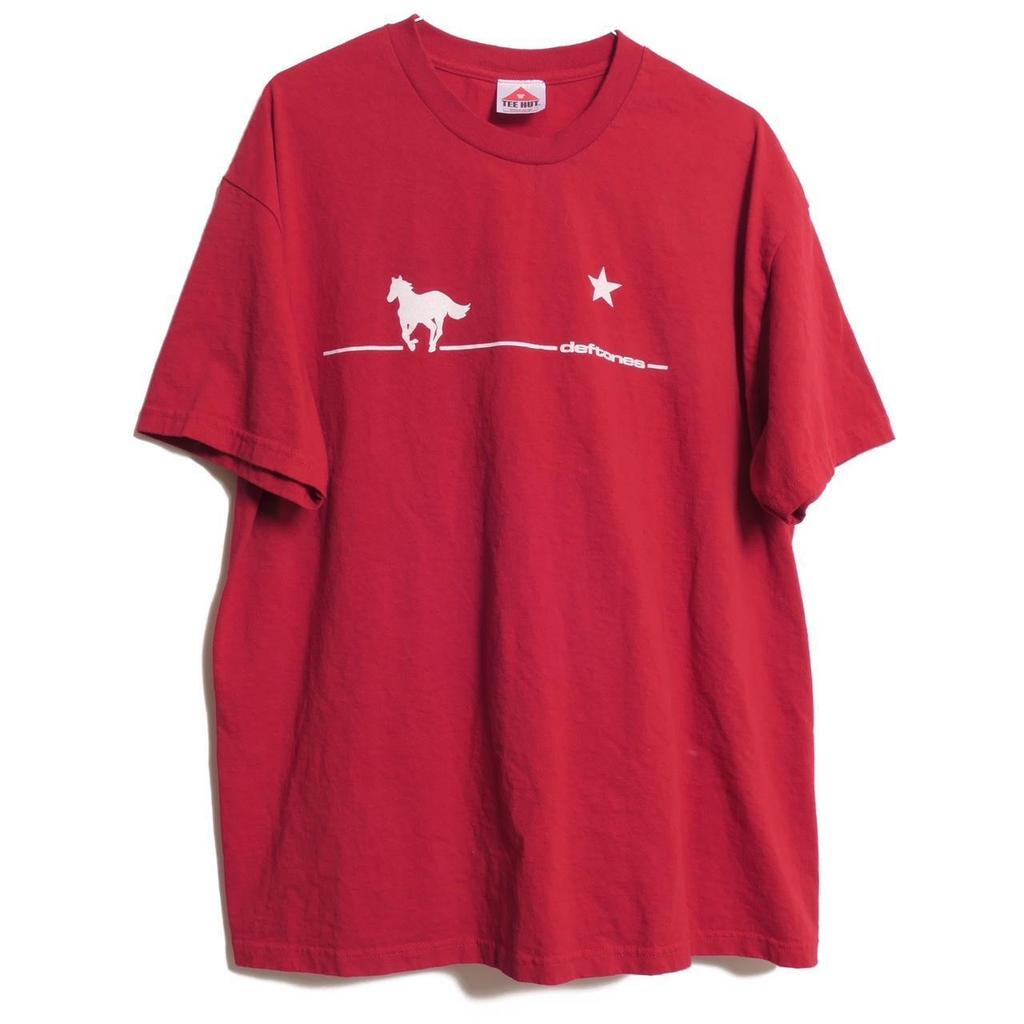 Deftone White Pony Band Seltenes T-Shirt Kurzarm-Tee Herren Damen