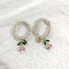 Hairband Crystal New Temperament Cherry Hair Rope To Send Girlfriends Bracelet Dual-purpose Personality Ponytail Simple Headdress