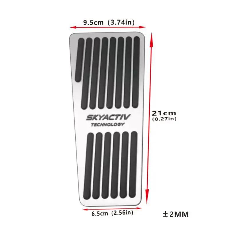 For Mazda 3 2014~2018 Car Foot Pedals Cover Accelerator Brake Pedal Rest Pedals Non-Slip Mat Provide lasting Durable Accessories
