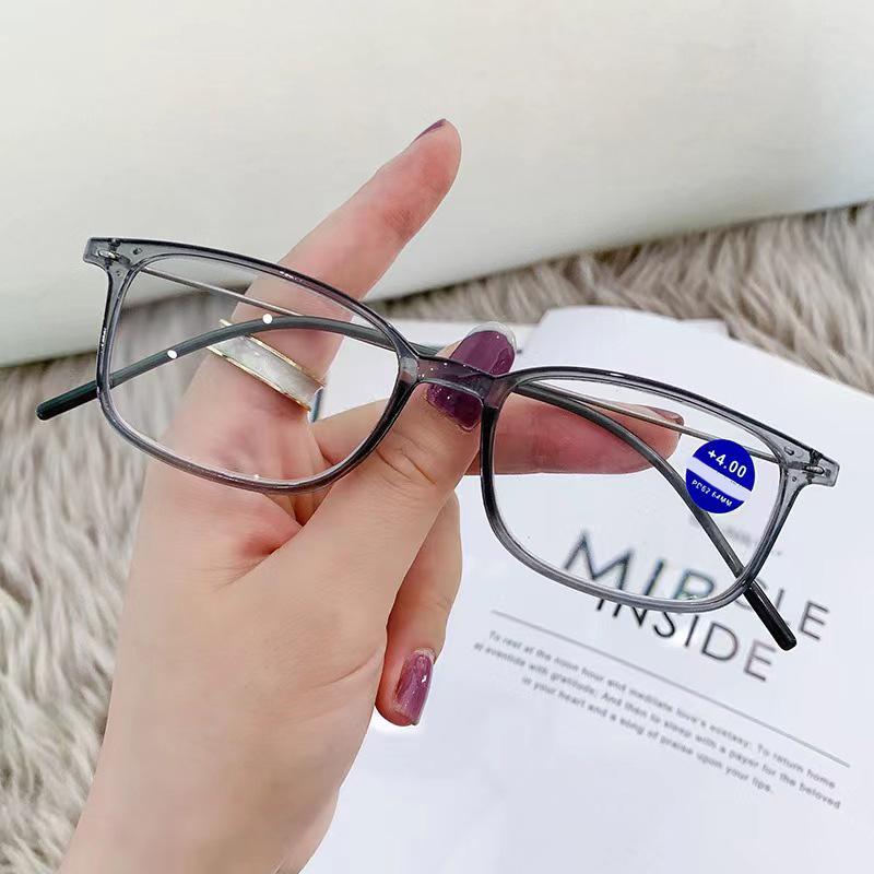 

New Running Reading Glasses Full Frame Square Ultralight HD Blue Light Blocking Fashion Eyewear 182 4