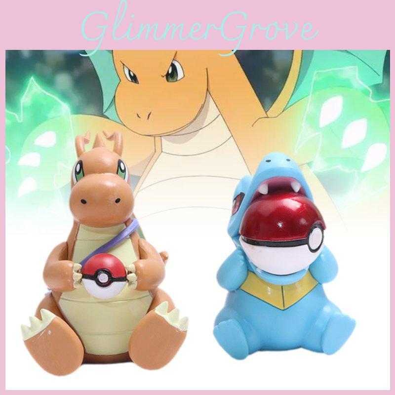 Dragonite Totodile 2pcs Toy Desktop Decoration Models Pvc Gift Material
