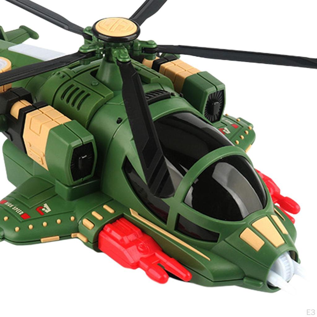 Helicopter Airplane Toy Universal Wheel Early Education Degree Rotation Birthday Gift