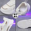 Spring casual sports shoes platform-soled lace-up dad shoes soft-soled running shoes lace-up non-slip student shoes