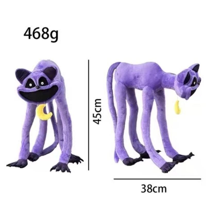 Smiling Animal Anime Plush Toy Horror Doll Soft Model Toy Horror Smiling Cat Cartoon Festival Plush Gift Decoration