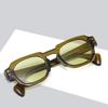 Female Outdoor Plastic Frame Square Sunglasses Women Men Cool Colorful Sun Glasses Mirror Lens Designer Fashion
