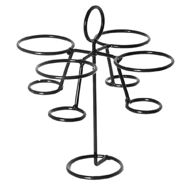 Black Iron Ice Cream Holder Cupcake Cones Stand Ice Cream Cone Support Bracket Simple Storage Rack Easy To Clean