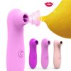 Saug-Vibrator-Brustwarzen-Klitoris-Lecken-Frauen-G-Punkt-Massagegerät-Spielzeug Gebrauch Gleitmittel