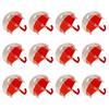 12Pcs Mini Umbrella Candy Box Portable Transparent Treat Holder Case Small Colorful Umbrella