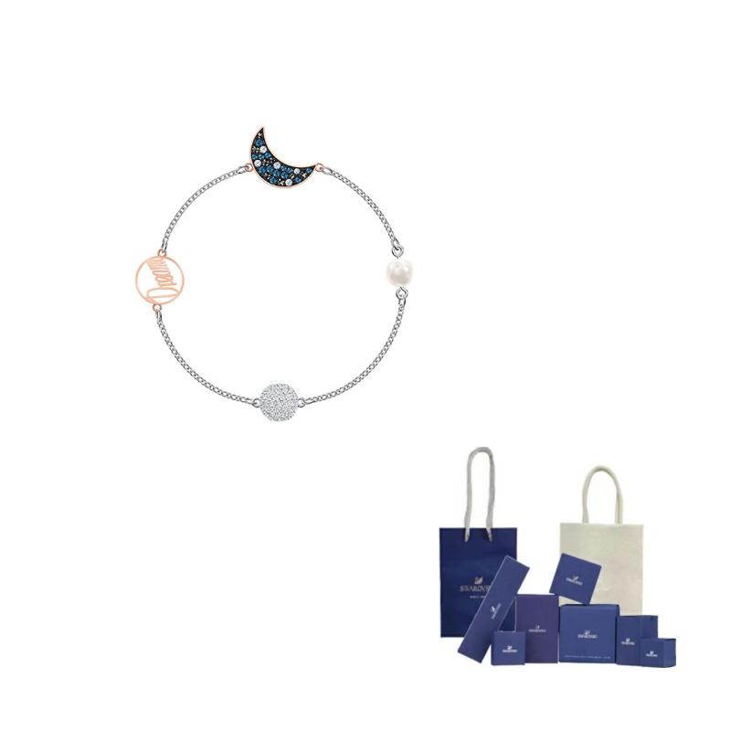 Swarovski Remix Collection Bracelets Womens M-Original Brand Box And Bag (Color Random) серебряный
