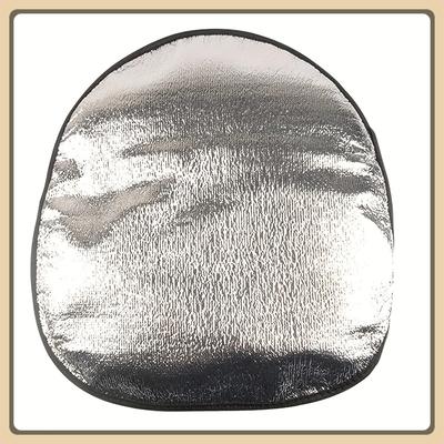 Car Steering Wheel Sun Shade Double Thick Sun Protection Foldable Anti-uv Sunscreen Car Supplies Car Steering Wheel Cover Silver