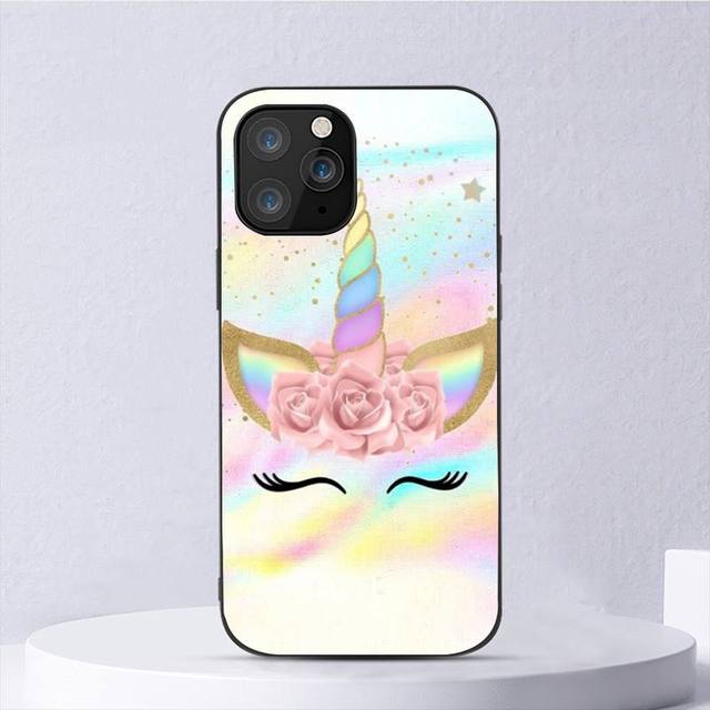 

Чехол для телефона с рисунком единорога для Iphone 11 12 Mini 13 14 Pro Xs Max X 8 7 6s Plus 5 Se Xr Shell iPhone13PROMAX